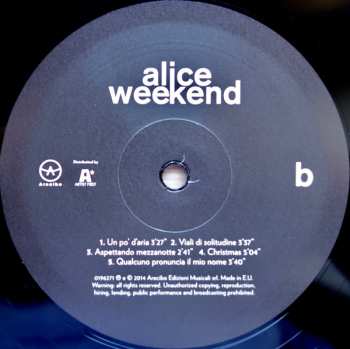 LP Alice: Weekend LTD | NUM 332936