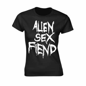 Merch Alien Sex Fiend: Tričko Dámské Logo Alien Sex Fiend S