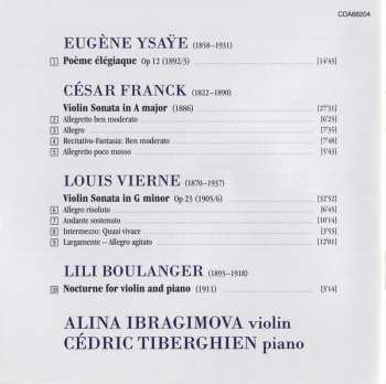 CD Alina Ibragimova: Violin Sonatas, Poème Élégiaque 289418