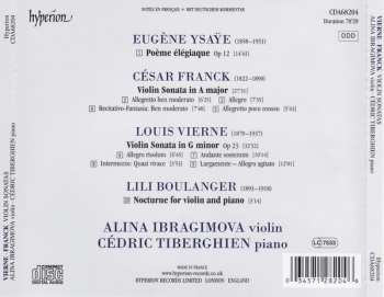 CD Alina Ibragimova: Violin Sonatas, Poème Élégiaque 289418