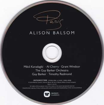 CD Alison Balsom: Paris 49834