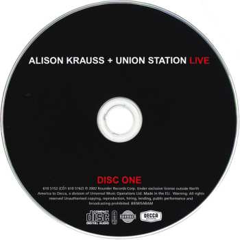2CD Alison Krauss & Union Station: Live 455664