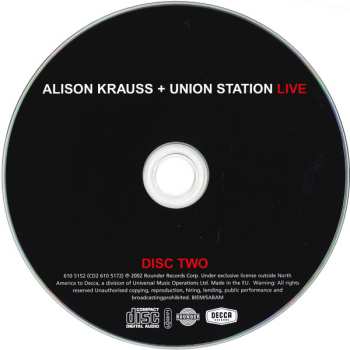 2CD Alison Krauss & Union Station: Live 455664