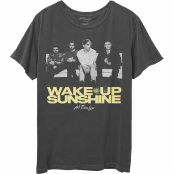 Merch All Time Low: All Time Low Unisex T-shirt: Faded Wake Up Sunshine (large) L