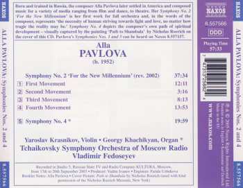 CD Alla Pavlova: Symphonies Nos. 2 & 4 254452