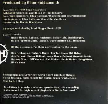 CD Allan Holdsworth: Hard Hat Area