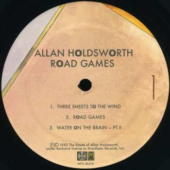 LP Allan Holdsworth: Road Games LTD