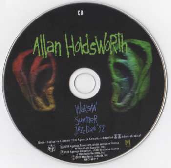 CD/DVD Allan Holdsworth: Warsaw Summer Jazz Days '98 192830