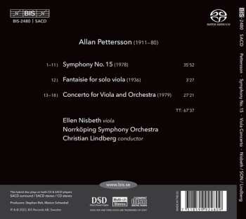 SACD Allan Pettersson: Symphony No. 15 / Viola Concerto 455802