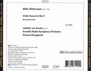 CD Allan Pettersson: Violin Concerto No. 2 113705