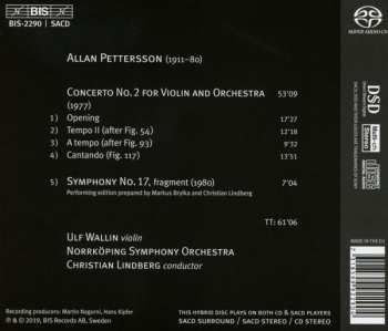 SACD Allan Pettersson: Violin Concerto No. 2 - Symphony No. 17 Fragment 441612