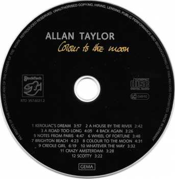 CD Allan Taylor: Colour To The Moon 184319