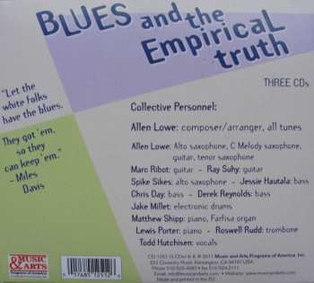 3CD Allen Lowe: Blues And The Empirical Truth 294272