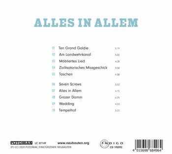 CD Einstürzende Neubauten: Alles In Allem DIGI 1787