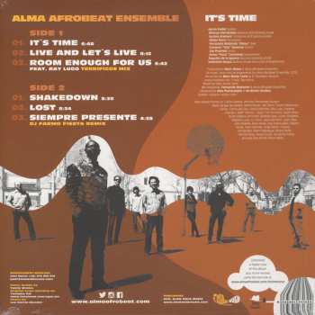 LP Alma Afrobeat Ensemble: It's Time 72516