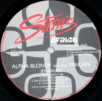 LP Alpha Blondy: Jerusalem 441550