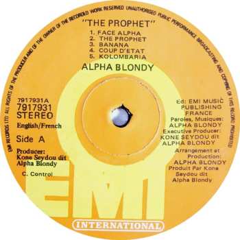 LP Alpha Blondy: The Prophets 447338