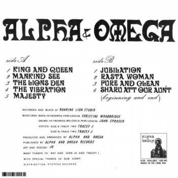 2LP Alpha & Omega: King & Queen 234881