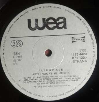 LP Alphaville: Afternoons In Utopia 53087