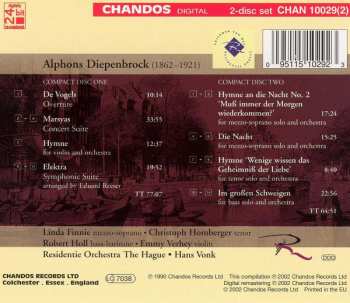 2CD Alphons Diepenbrock: De Vogels • Suites: Marsyas, Elektra • 3 Hymns • Die Nacht • Im Großen Schweigen 289355