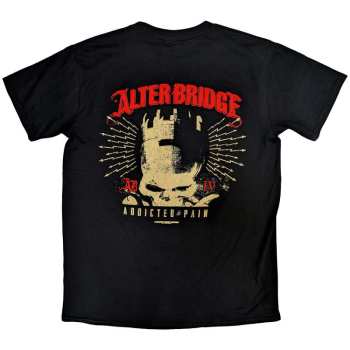 Merch Alter Bridge: Alter Bridge Unisex T-shirt: Addicted To Pain (back Print) (small) S