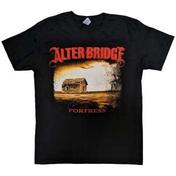Merch Alter Bridge: Alter Bridge Unisex T-shirt: Fortress 2014 Tour Dates (back Print) (large) L