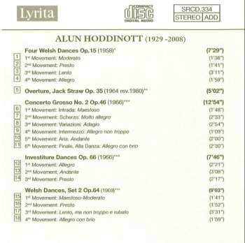 CD Alun Hoddinott: Welsh Dances 539249
