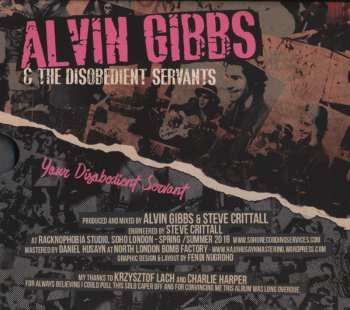 CD Alvin Gibbs & The Disobedient Servants: Your Disobedient Servant DIGI 290210