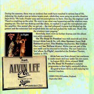 CD Alvin Lee: On The Road To Freedom DIGI 362265