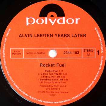 LP Alvin Lee: Rocket Fuel 473751