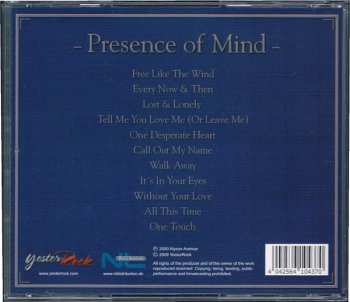CD Alyson Avenue: Presence Of Mind 28676