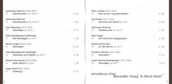 CD Amadeus-Chor: Denn Es Will Abend Werden – Lieder Der Deutschen Romantik (For Evening Is Coming - Songs Of German Romanticism)  445625