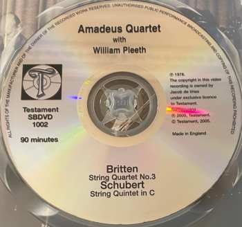 DVD Amadeus-Quartett: String Quintet In C / String Quartet No.3 442055