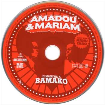2LP/CD Amadou & Mariam: Dimanche À Bamako CLR 537256
