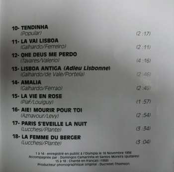 CD Amália Rodrigues: Reine Du Fado 280515