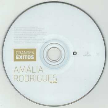 CD Amália Rodrigues: Grandes Êxitos Ao Vivo 334314