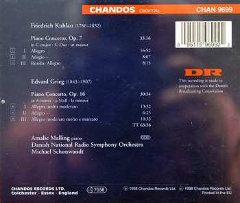 CD Amalie Malling: Kuhlau/Grieg: Piano Concertos 316465
