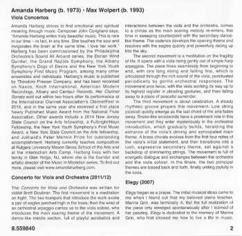 CD Amanda Harberg: Viola Concerto; Viola Concerto No. 1 "Giants" 434649