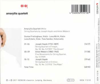 CD Amaryllis Quartett: White: String Quartets By Joseph Haydn And Anton Webern 327130