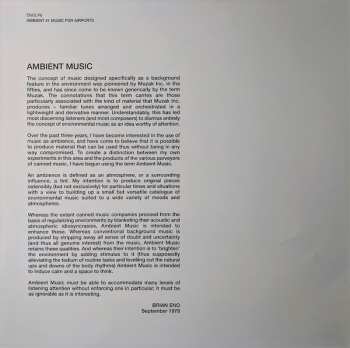 LP Brian Eno: Ambient 1 (Music For Airports) 1911