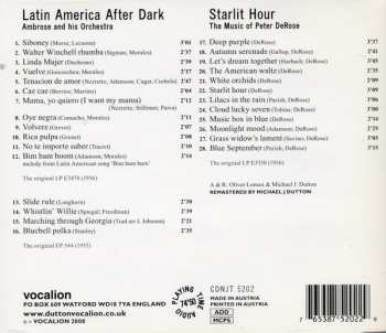 CD Ambrose & His Orchestra: Latin America After Dark / Starlit Hour 294562