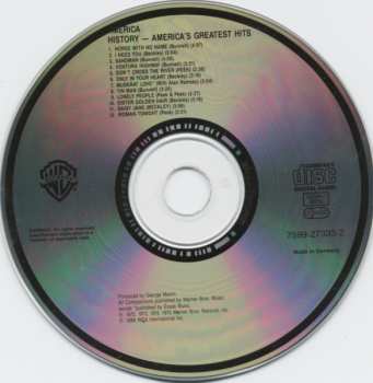 CD America: History - America's Greatest Hits 49720