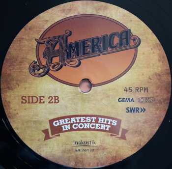 2LP America: Greatest Hits - In Concert 79337