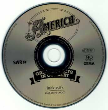 CD America: Greatest Hits In Concert 229677
