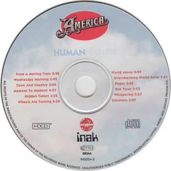 CD America: Human Nature DIGI 392959