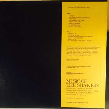 LP Amherst College Glee Club: Music Of The Shakers 283523