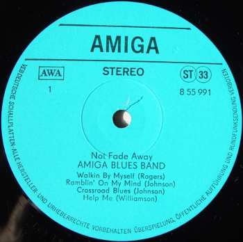 LP Amiga Blues Band: Not Fade Away 42070