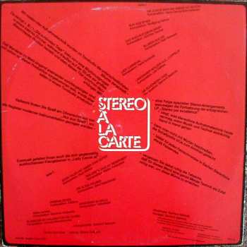 LP AMIGA Studio Orchester: Stereo À La Carte 123778