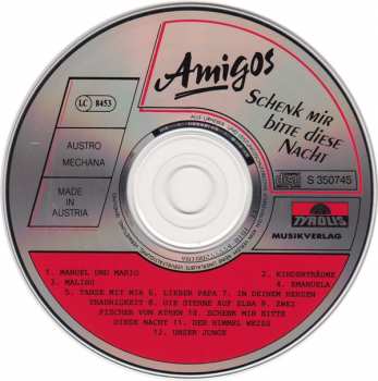 CD Amigos: Schenk' Mir Bitte Diese Nacht 157716