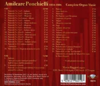 2CD Amilcare Ponchielli: Complete Organ Music 321233